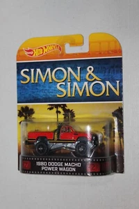 2014 HOT WHEELS Retro Entertainment Simon 1980 Dodge Macho Power Wagon - Picture 1 of 4