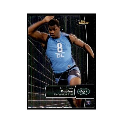 2012 Topps Finest Quinton Coples RC Football Cards #136 - Image 1 of 3