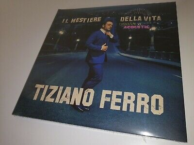 TIZIANO FERRO RARO DOPPIO 2 X LP BLU + 2 CD NUMERATO 2017 Il Mestiere Della Vita • 80.78€