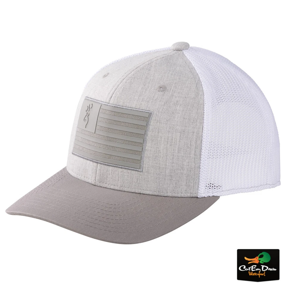 NEW BROWNING FLAG RECON MESH BACK CAP BUCKMARK LOGO HAT - Image 1 of 1