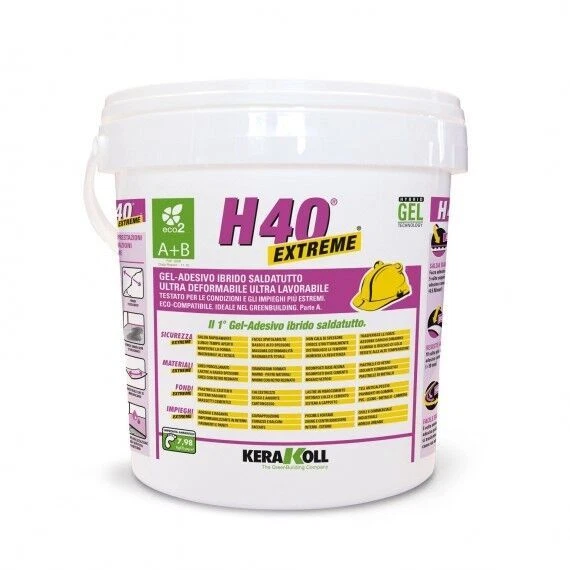 Kerakoll H40 Extreme 10 kg 08226 bianco Gel adesivo ibrido