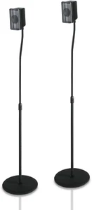 Slim Supporto Universale Regolabile per Casse, 5 Kg, 123 Cm, Nero - Foto 1 di 12