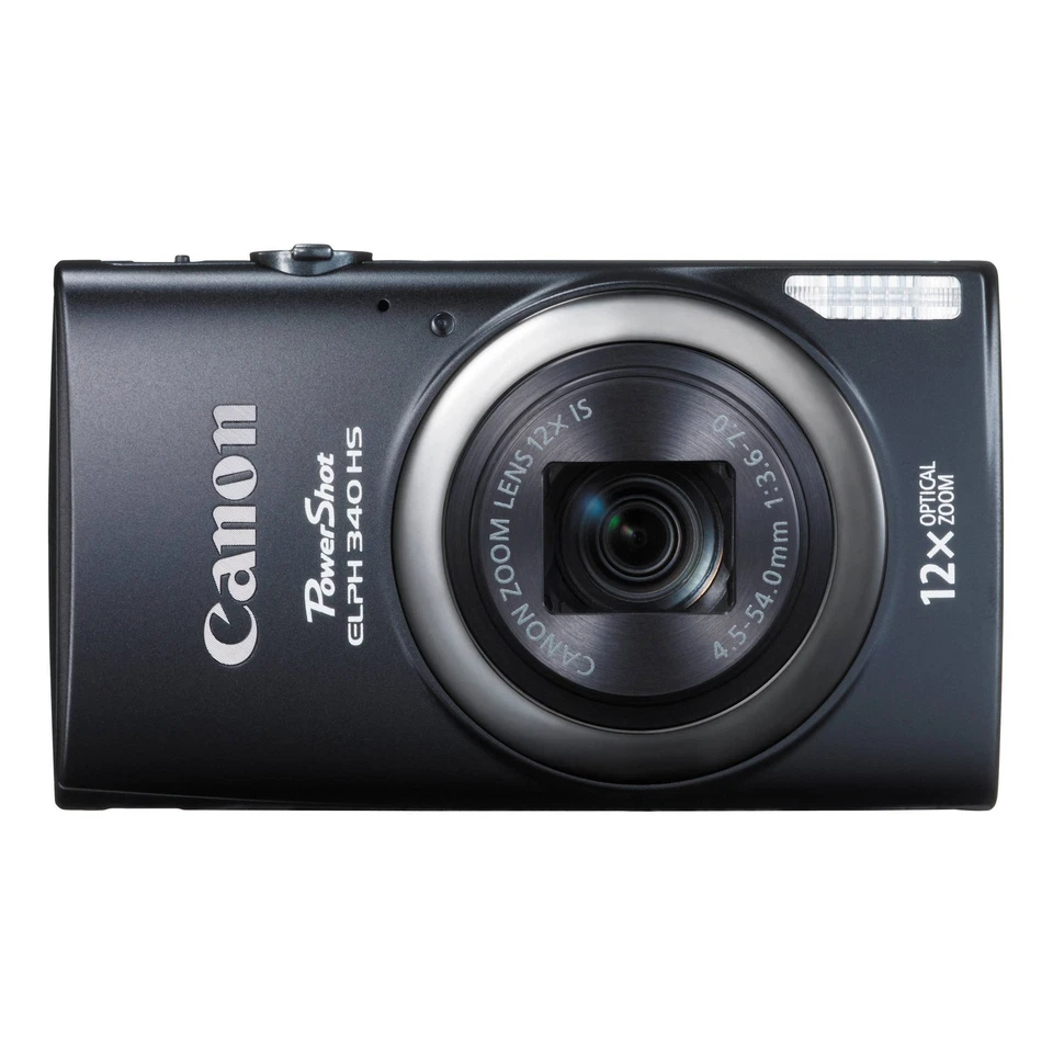 Canon PowerShot ELPH 340 HS/ IXUS 265 12X Zoom Optical Compact Digital Camera - Image 1 of 4
