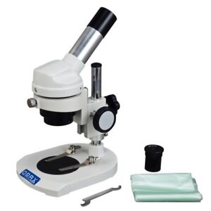 OMAX 20X-40X Student Kids Stereo Microscope for Hobbies Science Educational STEM