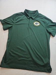 Green Bay Packers Nike Dri Fit Apparel Men’s Large Polo Golf Shirt - Picture 1 of 14