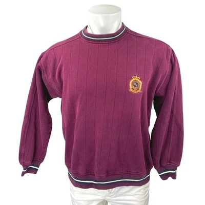 Regatta Men's Maroon Embroidered Logo Long Sleeve Sweatshirt Sweater Top Size L - Image 1 of 4