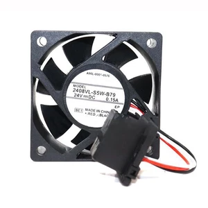 Ventilateur de refroidissement A90L-0001-0576 2408VL-S5W-B79 pour Fanuc 60*60*20MM 3 broches DC24V 0.15A - Photo 1/4