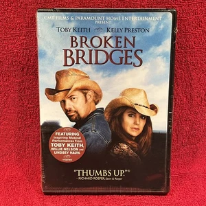 NIB - Broken Bridges (DVD, 2006, Widescreen) Toby Keith Kelly Preston New Sealed - Picture 1 of 5