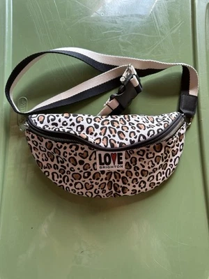 Brighton Wild Cat Belt Bag Leopard Animal Print Crossbody Fanny Pack NEW NO TAGS - Image 1 of 4