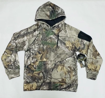 Realtree Youth Boys Tech Pullover Hoodie Camo - Size Large (10-12) - NEW w/ Tags - Image 1 of 4