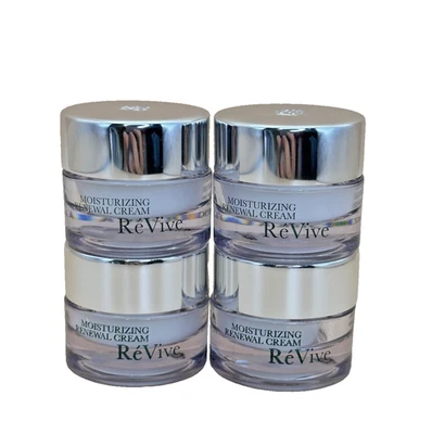 4x ReVive Crema Hidratante Renovadora Retexturizante Nocturna Set ~ Viaje 0.17oz 5ml Foto 1 de 3