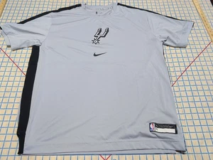 Nike San Antonio Spurs NBA Basketball Shooting Warm Up T-shirt Men's XL Tall ~7 - Picture 1 of 9