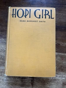 Hopi Girl 1931 Dama Margaret Smith Mrs. White Mountain SIGNED with Inscription - Picture 1 of 14
