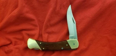 Schrade+ Tío Henry LB7 con refuerzos de latón, único, vintage - EE. UU. - Nuevo, antiguo stk Foto 1 de 4