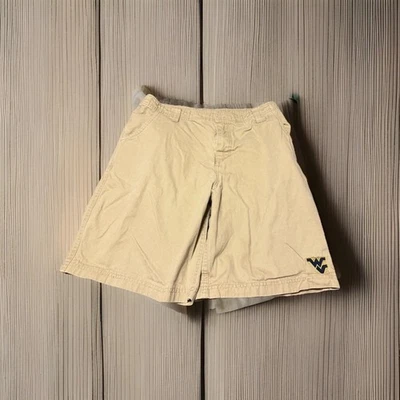 Men’s Wvu NCAA Khaki Shorts Size 32-34 Waste - Image 1 of 3