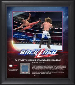 AJ Styles & Shinsuke Nakamura World Wrestling Entertainment Framed - Picture 1 of 1