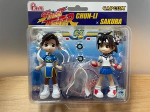 Pinky:st street cos CAPCOM Street Fighter CHUN-Li & SAKURA figure game Unused - Picture 1 of 11