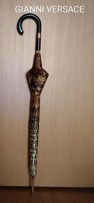 GIANNI VERSACE GV Auténtico Paraguas Largo de Lujo Multicolor Unisex Precioso #17 Foto 1 de 4