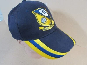 BLUE ANGELS Hat US Navy F-18 HORNET Demonstration Team Squadron Patch Image - Picture 1 of 3