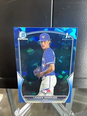 2023 Bowman Chrome Draft Sapphire Landen Maroudis 1st RC #BDC-138 - Image 1 of 2