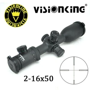 Visionking 2-16x50 Rifle Scope Hunting 30mm tube 0.1mil .223 .308 30 06 Tactical - Picture 1 of 8