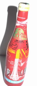 1972 NSDA Convention, Chicago, commem. soda bottle, pink, Chicago scenes, teams - Picture 1 of 8