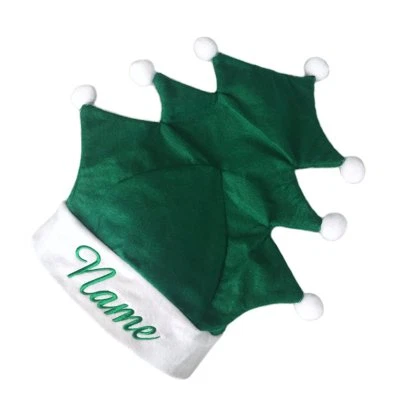 Weihnachtsmütze mit NAMEN bestickt, Nikolaus Xmas Nikolausmütze, für Erwachsene  - Bild 1 von 2