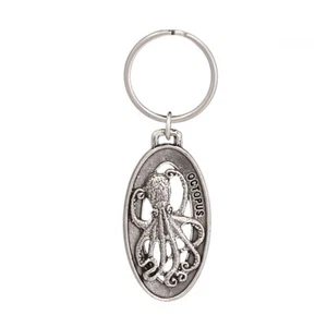 Llavero de peltre pulpo Creative Pewter Designs, llavero, A154KC - Imagen 1 de 2