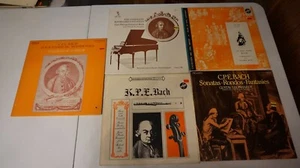 Lot 5 C.P.E.BACH Sonatas/Rondos/Fantasies LEONHARDT 2 LP Pro Arte 2PAL-2016 + 4 - Picture 1 of 10