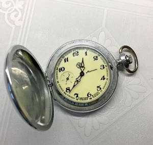 Soviet Vintage Pocket watch Molniya Black grouse Watch Lightning USSR - Picture 1 of 9