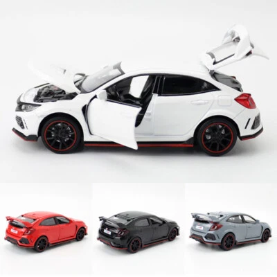1/32 Honda Civic Type R Model Car Diecast Toy Vehicle Toys for Boys Kids Gifts - Image 1 of 4