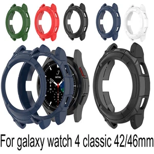 TPU Watch Cover for Samsung Galaxy Watch 4 Classic 42mm 46mm Case Shell Bumper - Zdjęcie 1 z 22