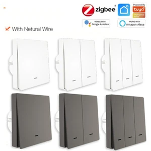 Smart Light Switches Push Button Wall Interruptor Inteligente App 2 Way Remote - Picture 1 of 18