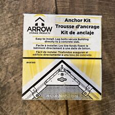 Arrow Shed AK100 Concrete Anchor Kit- New Sealed