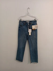 VINTAGE AMERICA Womens High Rise Straight Ankle Jeans 24/7 NEW - Picture 1 of 11