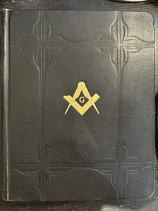Masonic Temple Holy Bible (1932-A.J. Holman)- Self Pronouncing Edition Free Ship - Picture 1 of 12