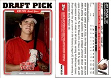 Jay Bruce 2005 Topps Updates & Highlights #UH325 RC Card Cincinnati Reds