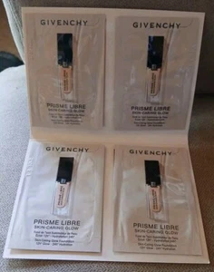 LOT 4 Givenchy Prisme Libre Skin-Caring Glow 24 Hydration Sheer To Light Natural - Picture 1 of 5