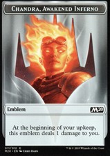 Chandra, awakened Inferno Emblem | NM/M | M20 Core Set Magic 2020 | Magic MTG
