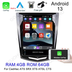 CarPlay Android 13 Car Stereo Radio GPS Navi For Cadillac ATS SRX XTS ATSL CTS - Picture 1 of 23