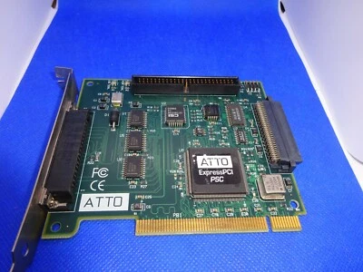 ATTO EXPRESS PCI PSC SCSI CONTROLLER SCSI CARD PCI  #GK486 - Image 1 of 3