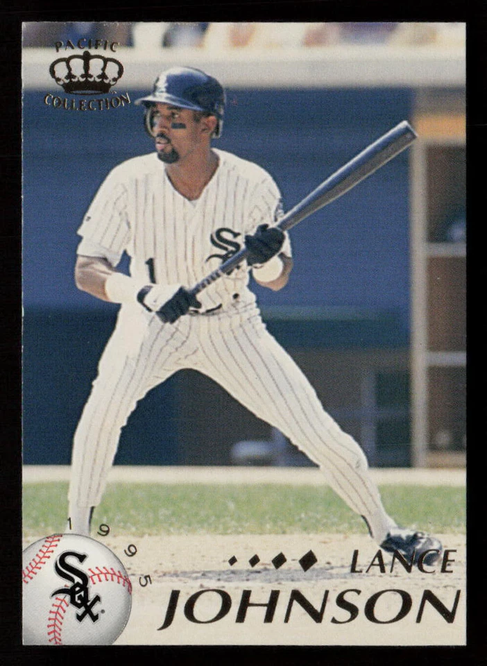 1995 Pacific Lance Johnson #92 Chicago White Sox Baseball Card - Image 1 of 2