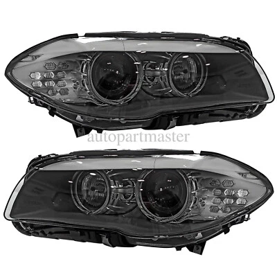 For BMW F10 528i 535i M5 2011-2013 Pair L+R Xenon w/AFS Headlight Adaptive - Image 1 of 4
