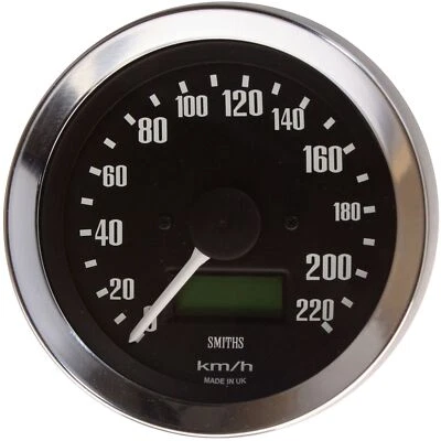Smiths Classic Speedometer Electronic Programmable 0-220 KMH 80mm - Image 1 of 2