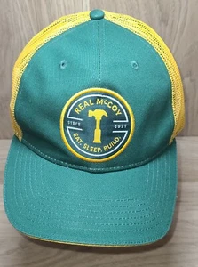 McCoy's Building Supply Real McCoy Verde y Amarillo Camionero Snapback Sombrero Gorra - Imagen 1 de 3