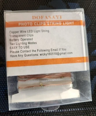 10 sets Photo String Light  33Ft 100LED Fairy Lights with Clips for Pictures - Image 1 of 3