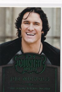 Joe Nichols 2014 Panini Country Award Winners Retail Emerald Green #23