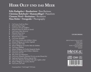 Carl Loewe : Carl Loewe: Herr Oluf Und Das Meer CD (2024) FREE Shipping, Save £s