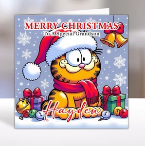 Personalisierte Weihnachtskarte Garfield - Garfield and Friends Weihnachtskarte - Bild 1 von 3