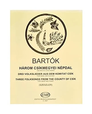 Three Folksongs from the County of ..., Bartók, BélaSze - Image 1 of 2